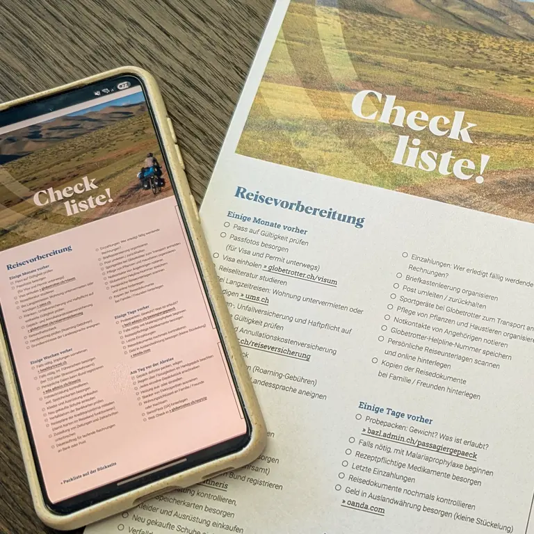 Perfekt vorbereitet: Deine Reise-Checkliste zum Abhaken